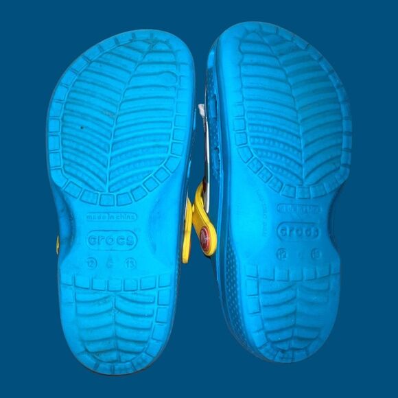 Toddler CROCS Disney Frozen Olaf Clog Electric Blue Size 12 13 - Picture 7 of 8